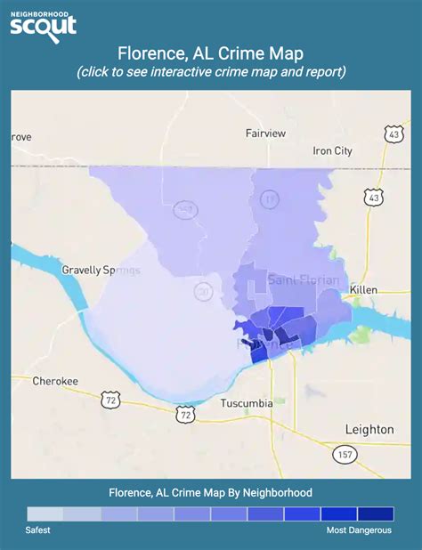 florence al crime rate|is florence alabama safe.